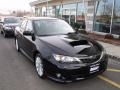 2008 Obsidian Black Pearl Subaru Impreza WRX Sedan  photo #7