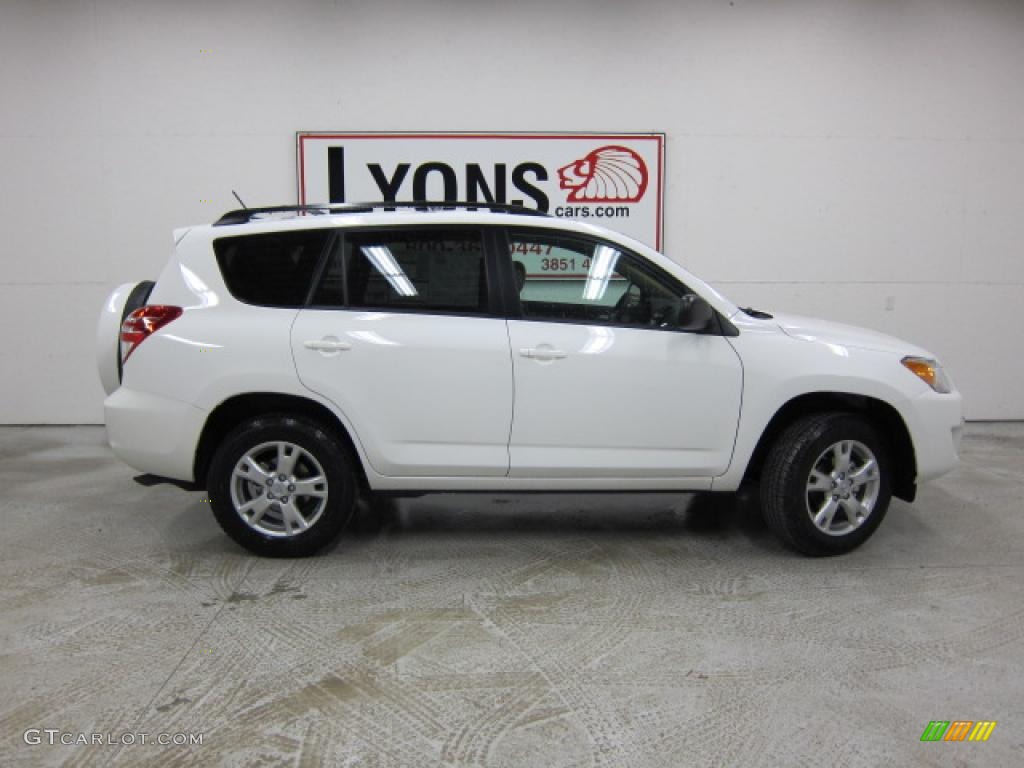 2011 RAV4 I4 4WD - Super White / Sand Beige photo #16