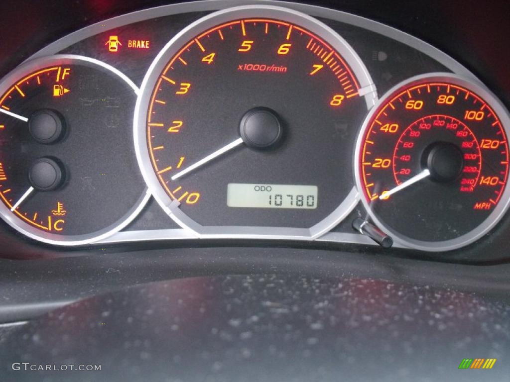 2008 Subaru Impreza WRX Sedan Gauges Photo #46402341