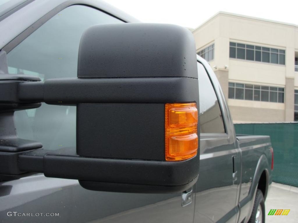 2011 F250 Super Duty Lariat Crew Cab 4x4 - Sterling Grey Metallic / Black Two Tone Leather photo #14