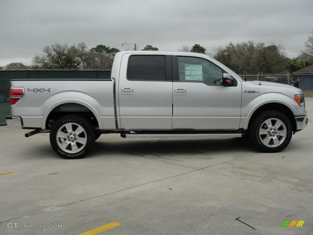 Ingot Silver Metallic 2011 Ford F150 Lariat SuperCrew 4x4 Exterior Photo #46403016