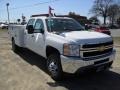Summit White - Silverado 3500HD Crew Cab 4x4 Chassis Commercial Photo No. 5