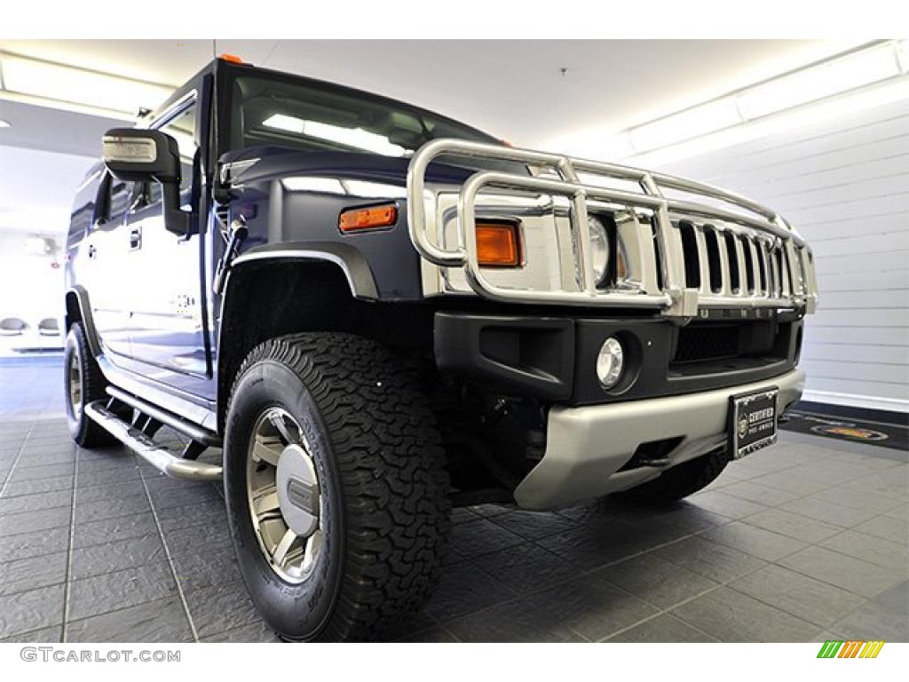 2008 H2 SUV - All-Terrain Blue / Sedona/Ebony Black photo #1