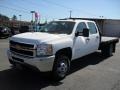 Summit White - Silverado 3500HD Crew Cab 4x4 Chassis Photo No. 1