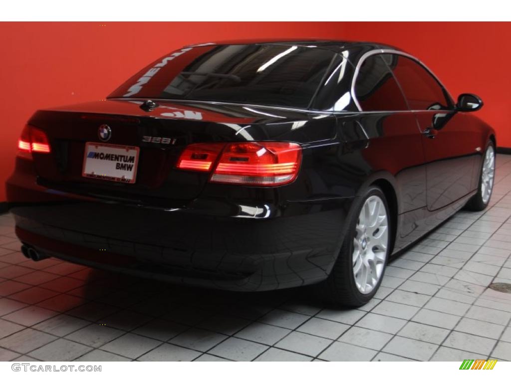 2008 3 Series 328i Convertible - Jet Black / Black photo #18