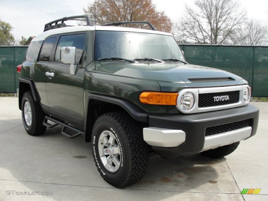 Army Green Toyota FJ Cruiser