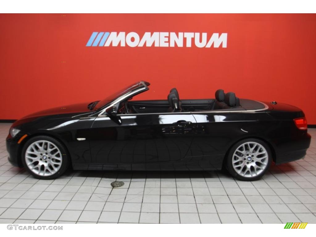 2008 3 Series 328i Convertible - Jet Black / Black photo #23