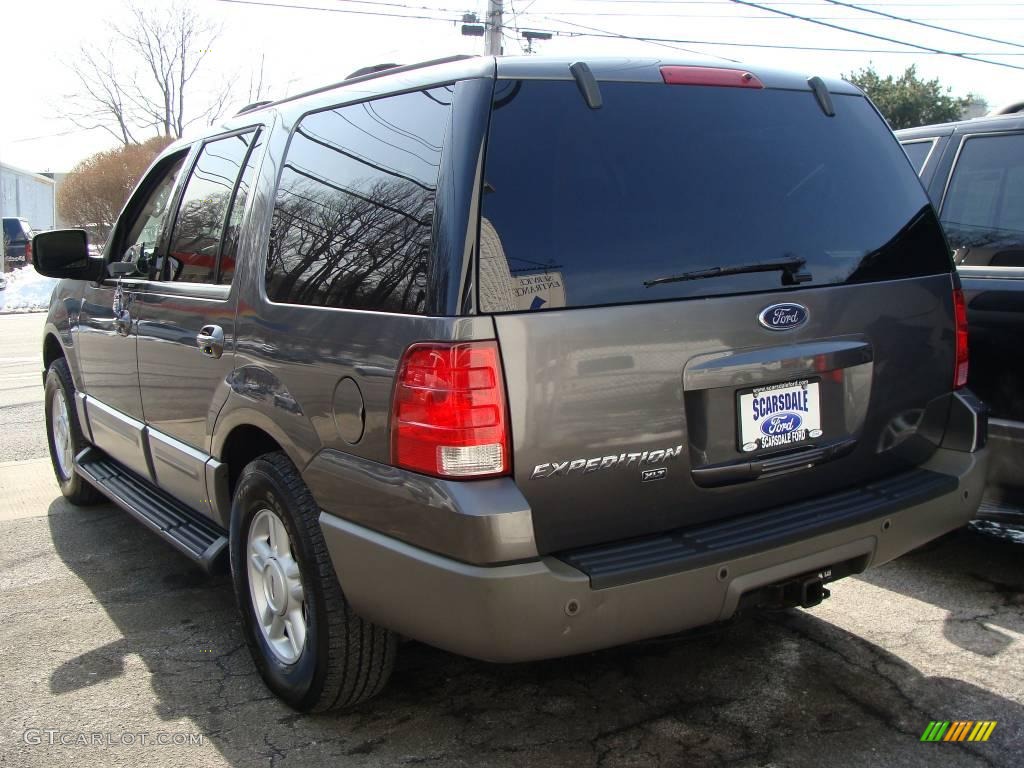 2003 Expedition XLT 4x4 - Dark Shadow Grey Metallic / Flint Grey photo #6