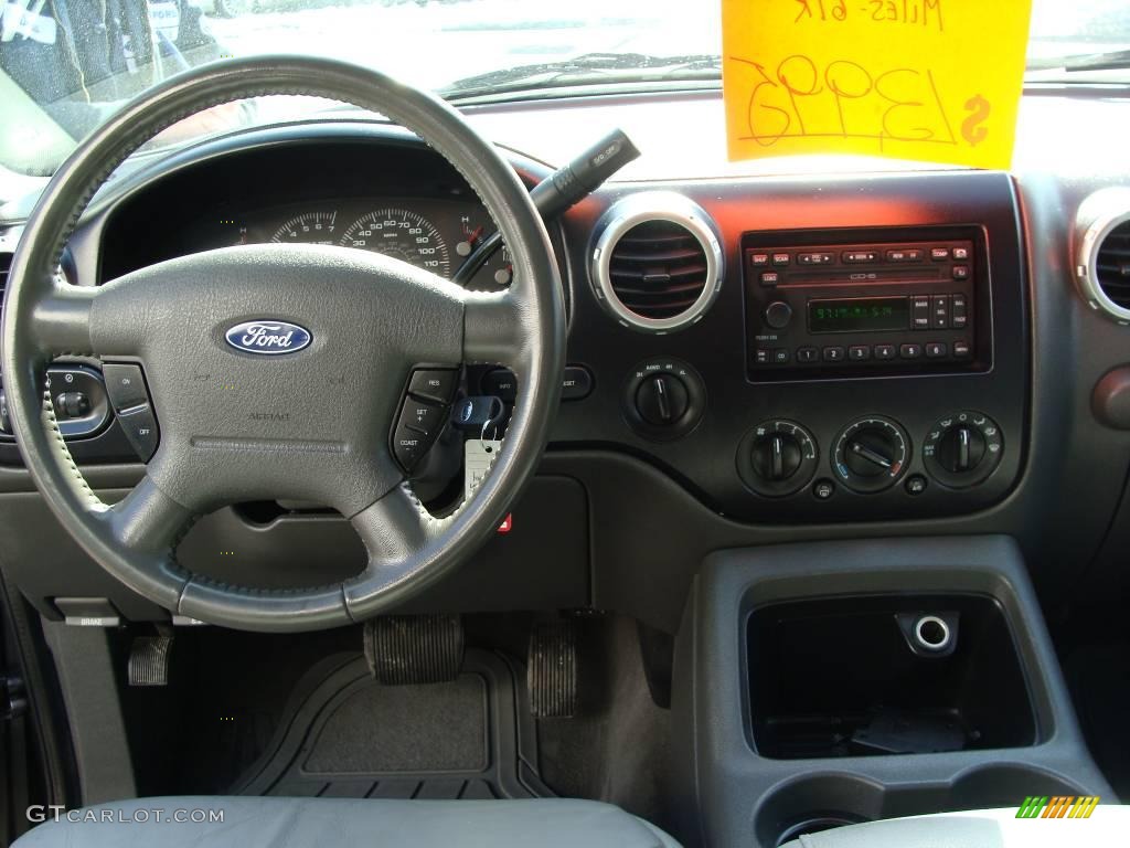 2003 Expedition XLT 4x4 - Dark Shadow Grey Metallic / Flint Grey photo #20