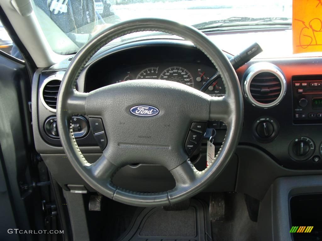 2003 Expedition XLT 4x4 - Dark Shadow Grey Metallic / Flint Grey photo #21