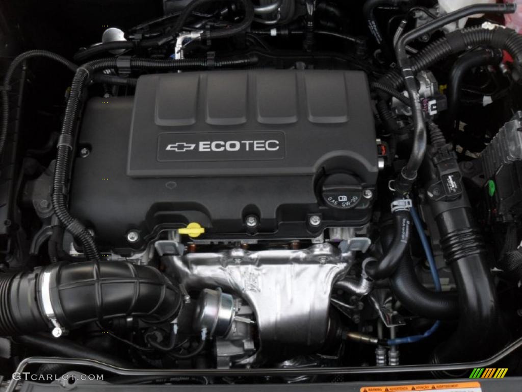 2011 Chevrolet Cruze LT/RS 1.4 Liter Turbocharged DOHC 16-Valve VVT ECOTEC 4 Cylinder Engine Photo #46405395