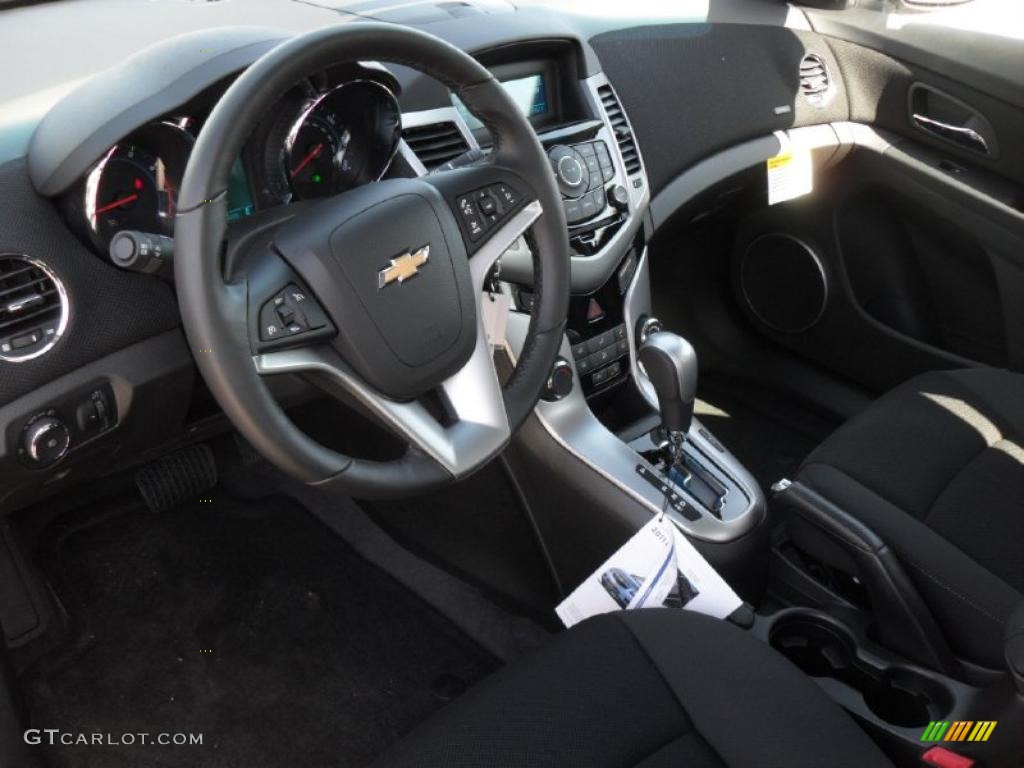 Jet Black Interior 2011 Chevrolet Cruze LT/RS Photo #46405410