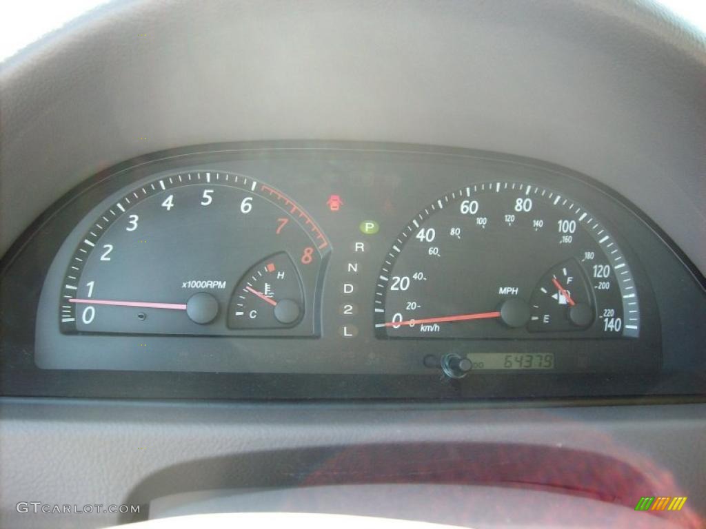 2003 Camry LE - Super White / Stone photo #6