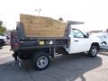 2010 Summit White Chevrolet Silverado 3500HD Work Truck Regular Cab 4x4 Chassis Dump Truck  photo #3