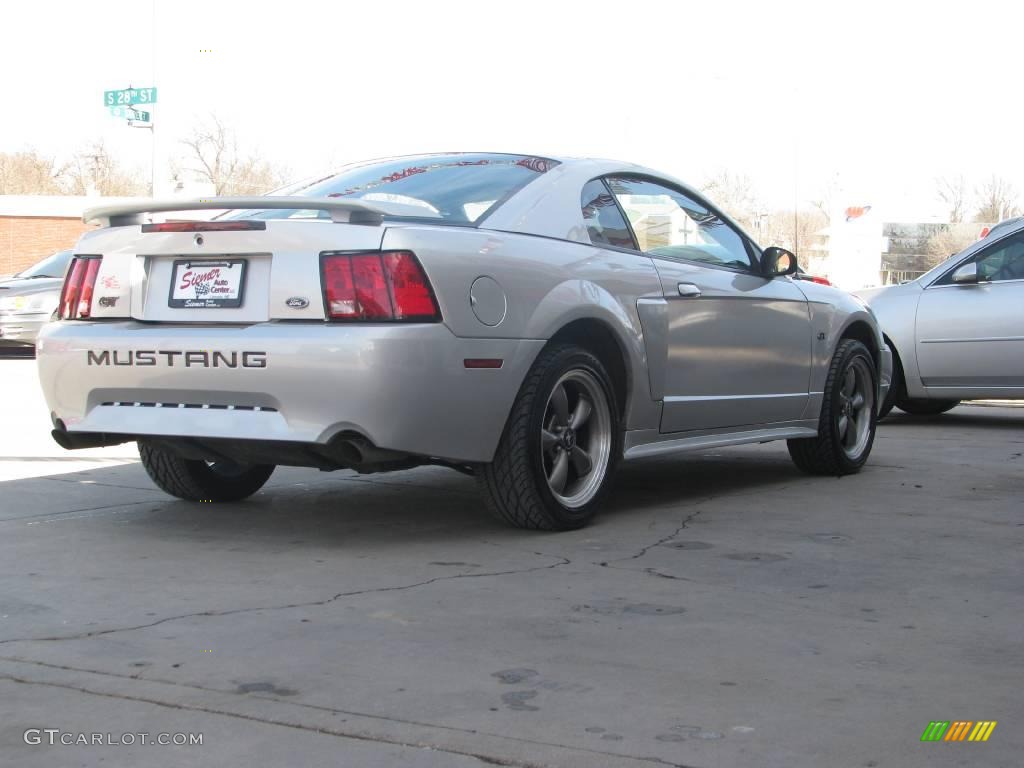 2003 Mustang GT Coupe - Silver Metallic / Dark Charcoal photo #14