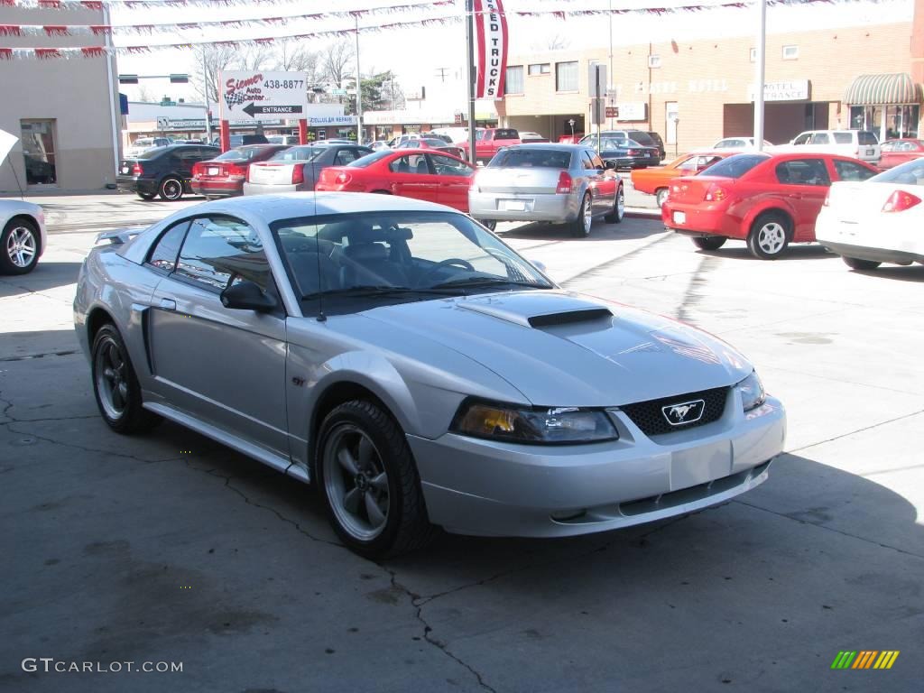 2003 Mustang GT Coupe - Silver Metallic / Dark Charcoal photo #15