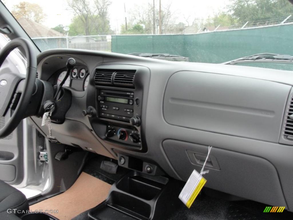 2011 Ford Ranger Sport SuperCab Medium Dark Flint Dashboard Photo #46406970