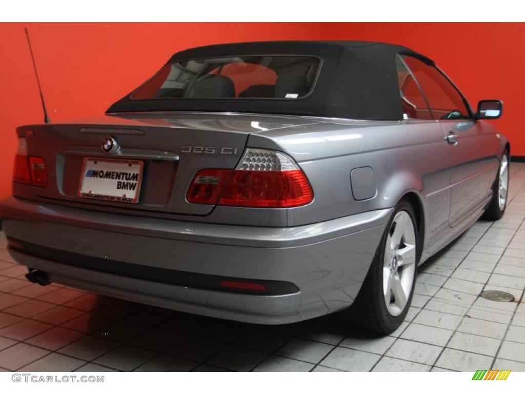 2004 3 Series 325i Convertible - Silver Grey Metallic / Grey photo #3