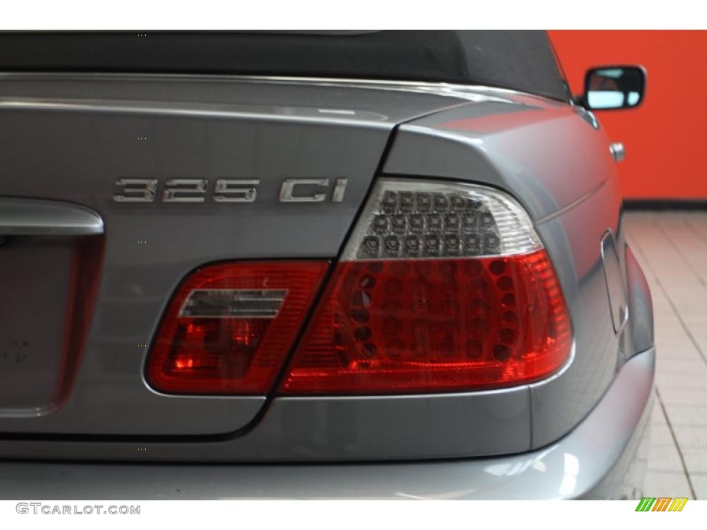 2004 3 Series 325i Convertible - Silver Grey Metallic / Grey photo #15