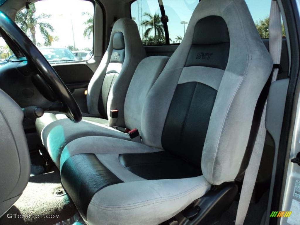 Lightning Graphite/Black Interior 2001 Ford F150 SVT Lightning Photo #46408497