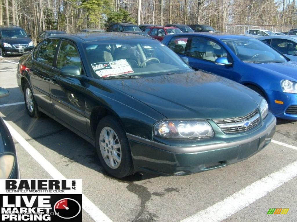 2002 Impala  - Medium Green Pearl / Medium Gray photo #1