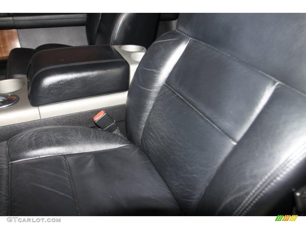 2004 F150 Lariat SuperCab - Black / Black photo #6