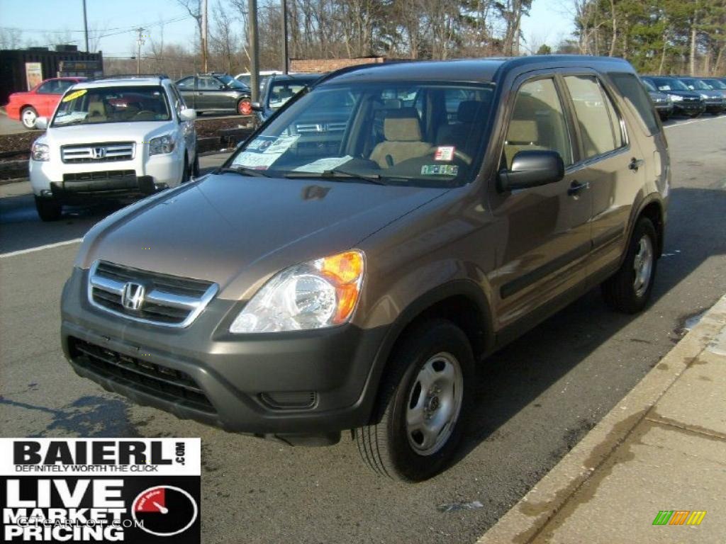 2004 CR-V LX 4WD - Mojave Mist Metallic / Saddle photo #3