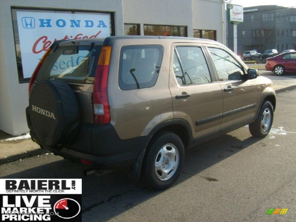 2004 CR-V LX 4WD - Mojave Mist Metallic / Saddle photo #6