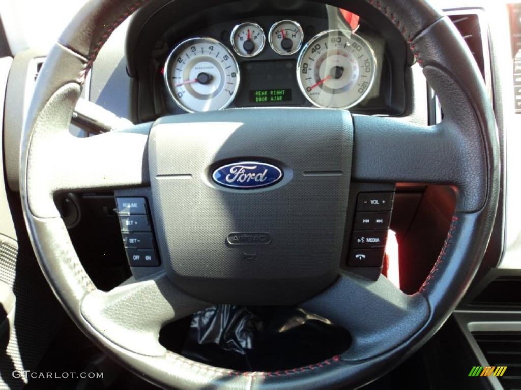 2008 Edge Limited AWD - Black / Charcoal photo #26