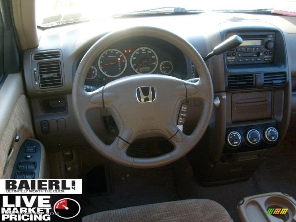 2004 CR-V LX 4WD - Mojave Mist Metallic / Saddle photo #13