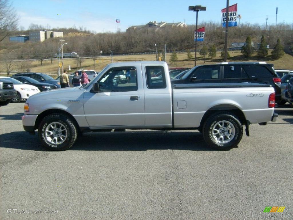 Silver Metallic 2009 Ford Ranger XLT SuperCab 4x4 Exterior Photo #46410981