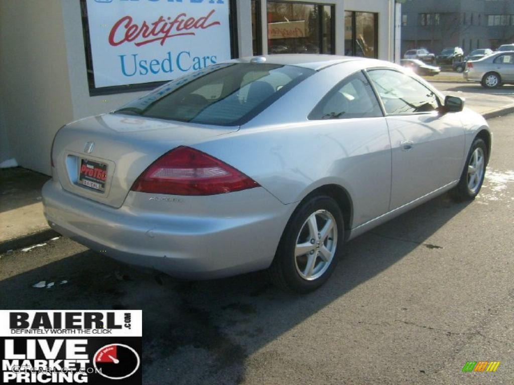 2005 Accord EX-L Coupe - Silver Frost Metallic / Black photo #6