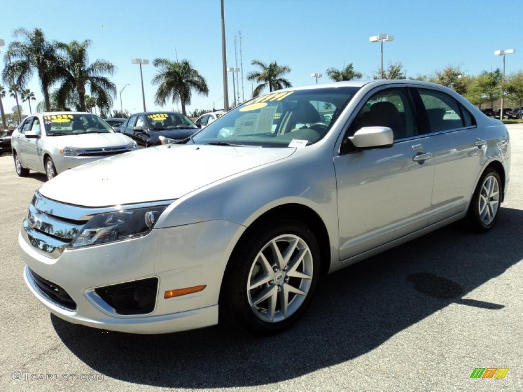 2010 Fusion SEL V6 - Brilliant Silver Metallic / Camel photo #14