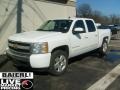 2008 Summit White Chevrolet Silverado 1500 LT Crew Cab  photo #1