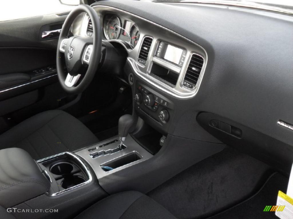 Black Interior 2011 Dodge Charger SE Photo #46412598