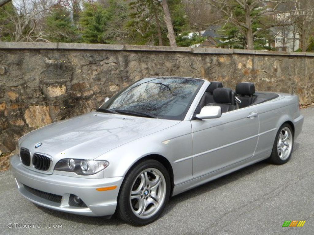 2006 3 Series 330i Convertible - Titanium Silver Metallic / Black photo #3