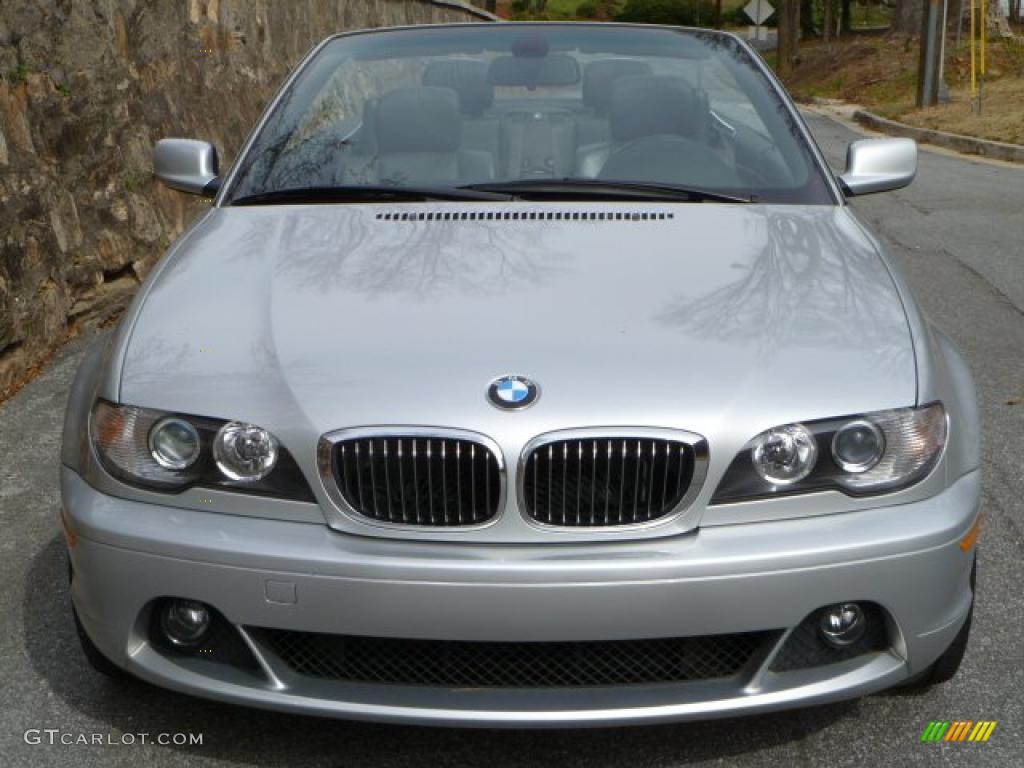2006 3 Series 330i Convertible - Titanium Silver Metallic / Black photo #6