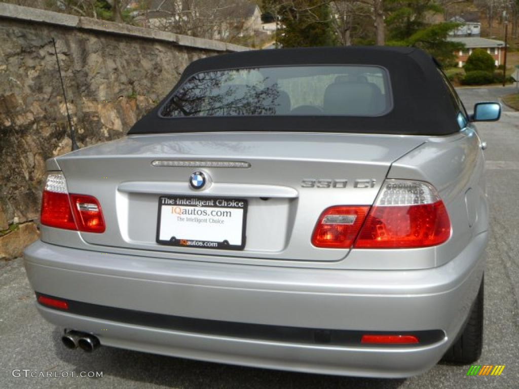 2006 3 Series 330i Convertible - Titanium Silver Metallic / Black photo #11