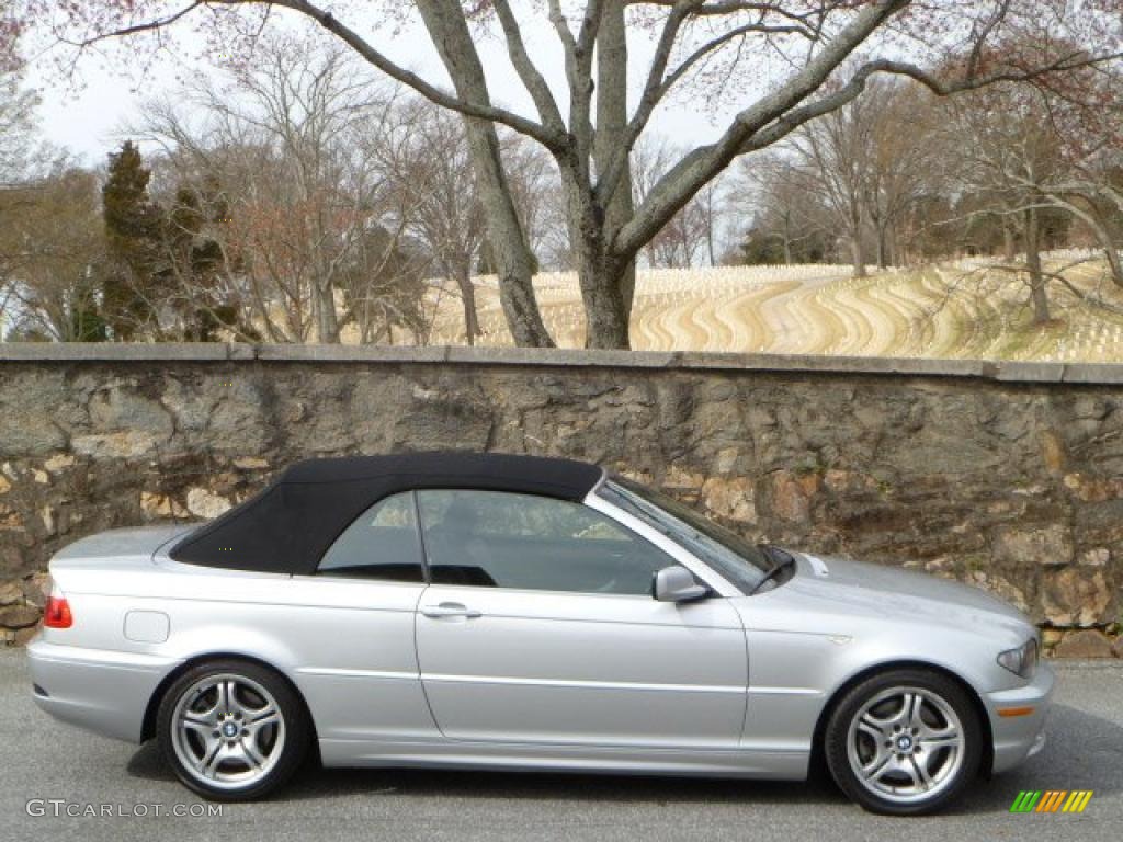 2006 3 Series 330i Convertible - Titanium Silver Metallic / Black photo #12