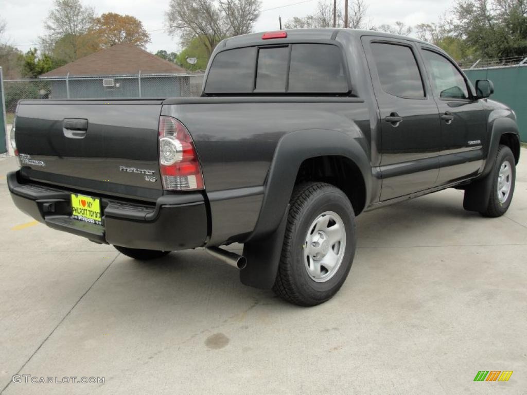 Magnetic Gray Metallic 2011 Toyota Tacoma V6 PreRunner Double Cab Exterior Photo #46413111