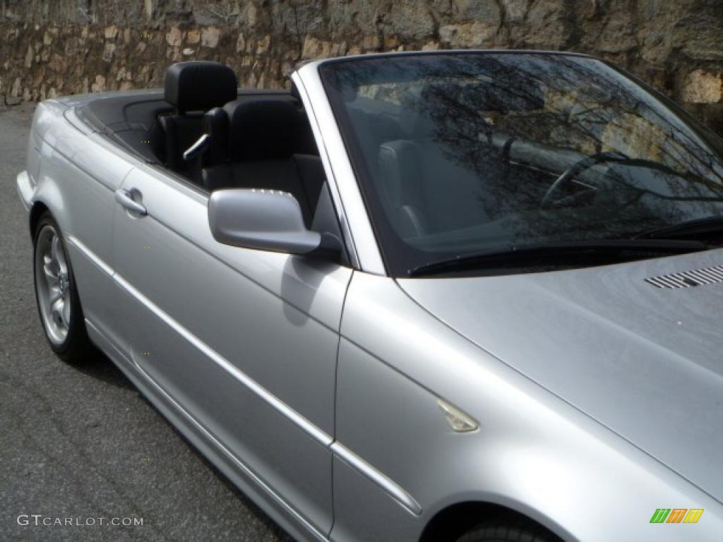 2006 3 Series 330i Convertible - Titanium Silver Metallic / Black photo #18