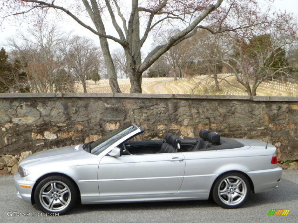 2006 3 Series 330i Convertible - Titanium Silver Metallic / Black photo #21