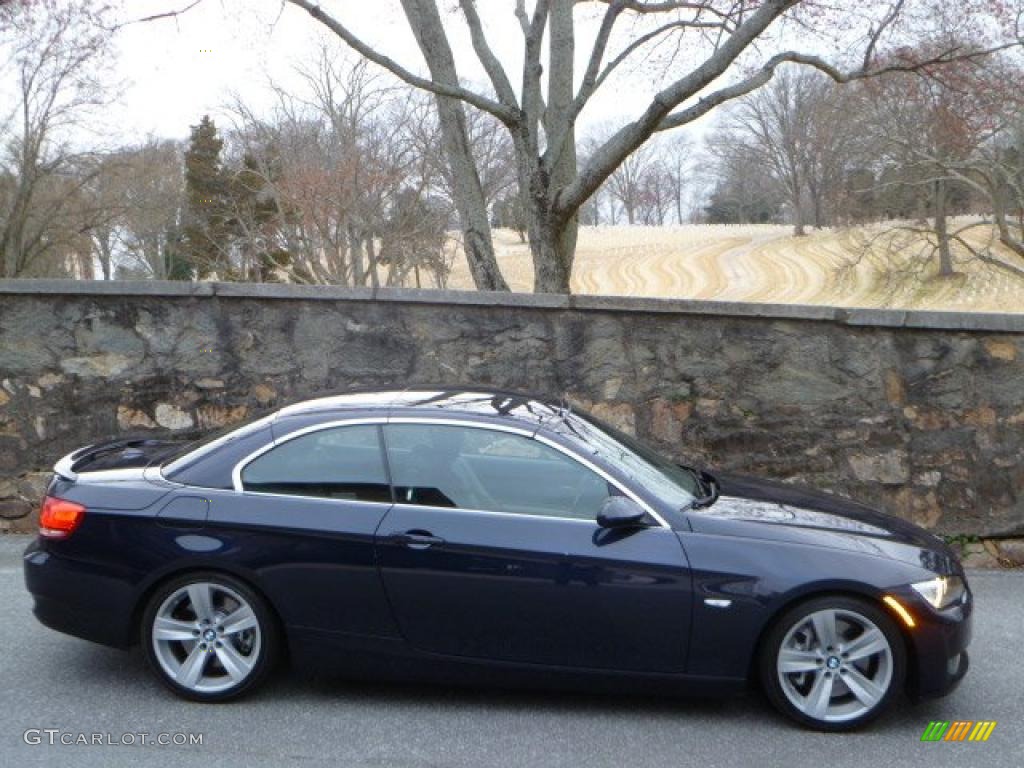 2008 3 Series 335i Convertible - Monaco Blue Metallic / Black photo #16