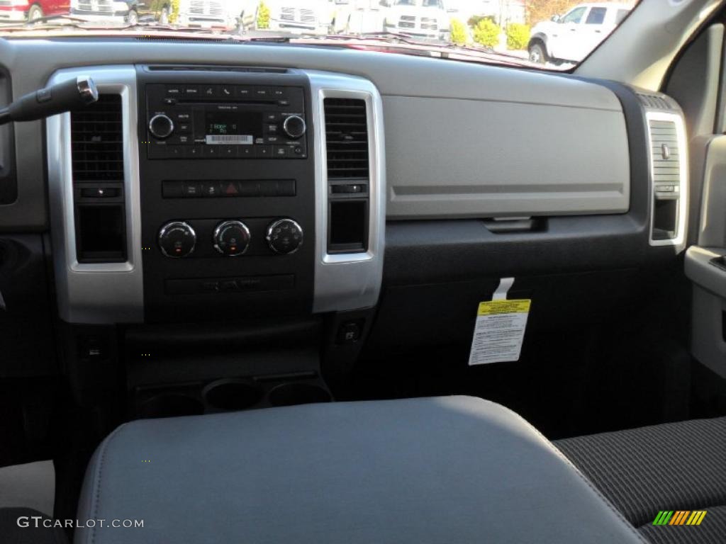 2011 Ram 1500 SLT Quad Cab - Deep Cherry Red Crystal Pearl / Dark Slate Gray/Medium Graystone photo #15