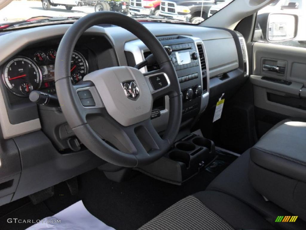 2011 Ram 1500 SLT Quad Cab - Deep Cherry Red Crystal Pearl / Dark Slate Gray/Medium Graystone photo #24