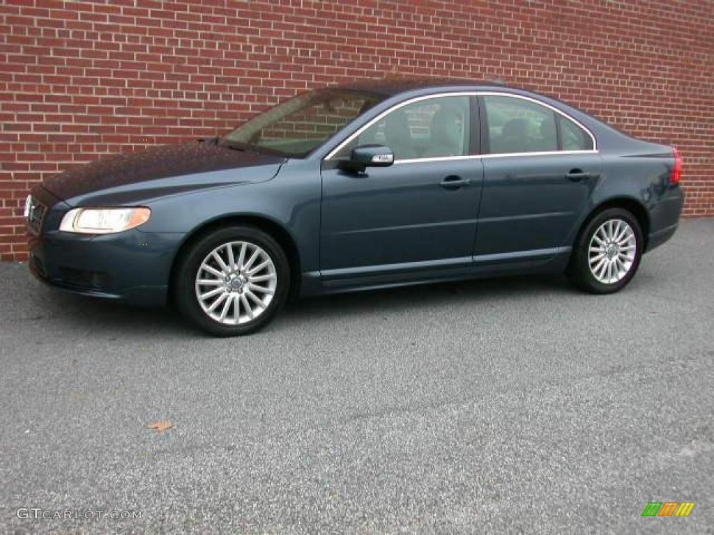 2008 S80 3.2 - Barents Blue Metallic / Sandstone Beige photo #1