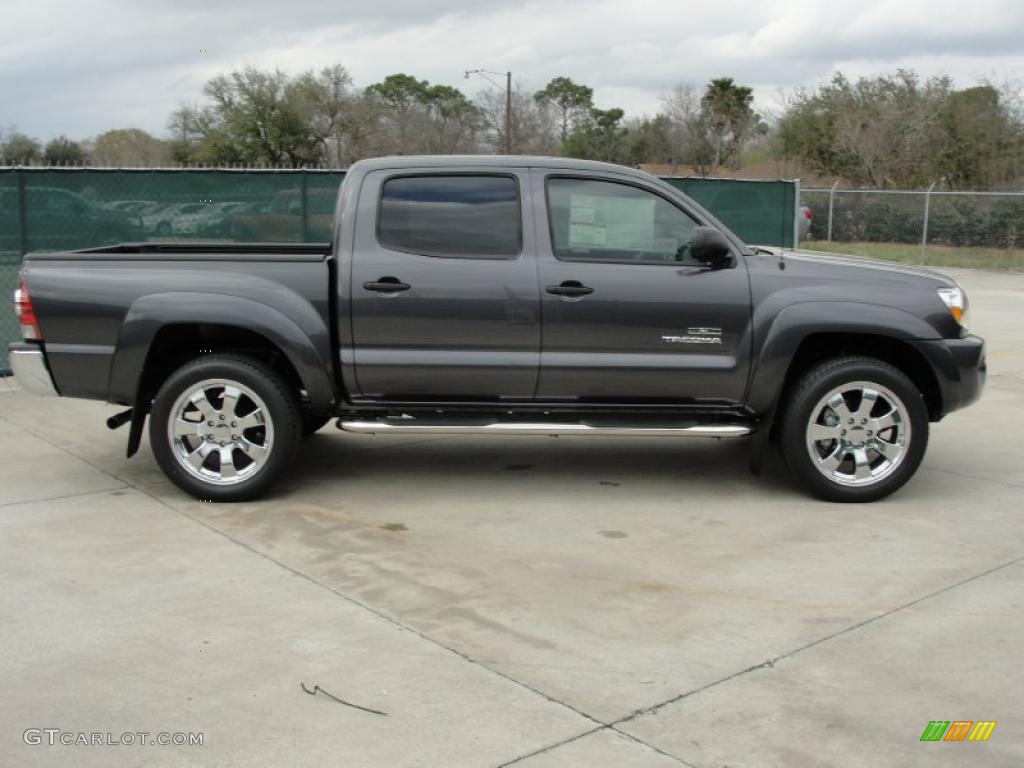Magnetic Gray Metallic 2011 Toyota Tacoma V6 SR5 PreRunner Double Cab Exterior Photo #46414551
