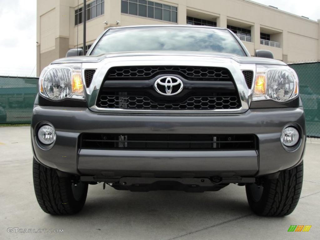 Magnetic Gray Metallic 2011 Toyota Tacoma V6 SR5 PreRunner Double Cab Exterior Photo #46414665