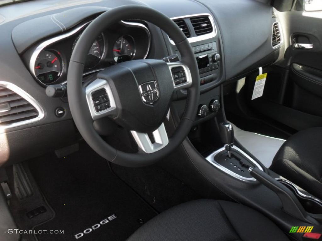 Black Interior 2011 Dodge Avenger Mainstreet Photo #46414806