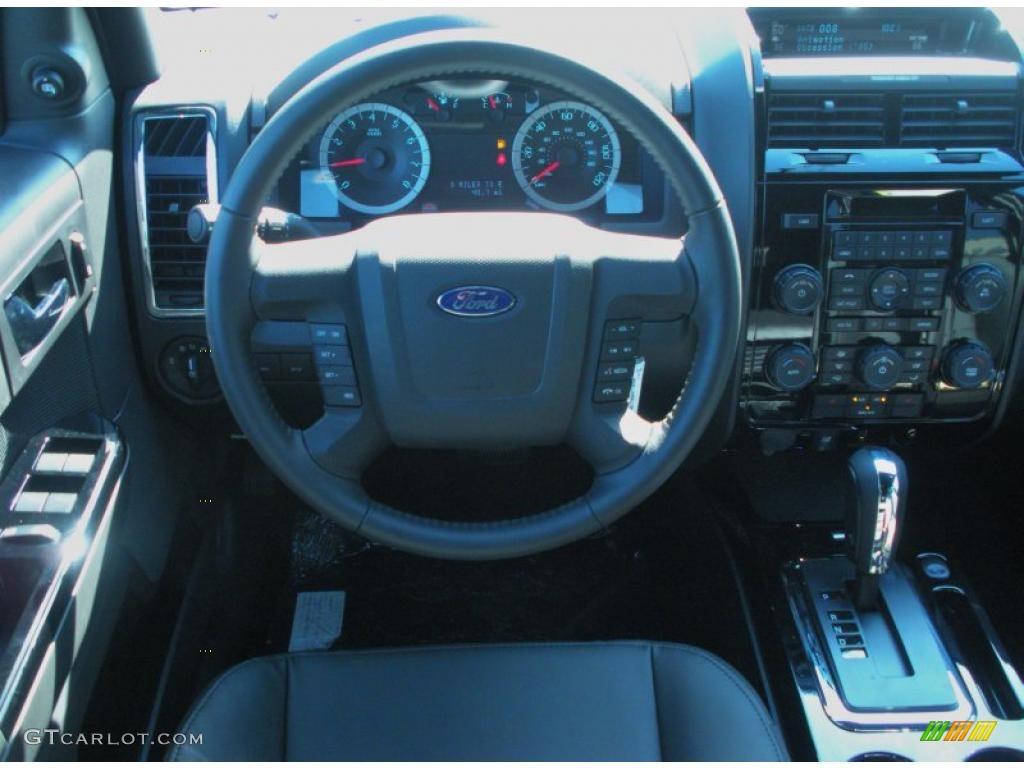 2011 Ford Escape Limited Charcoal Black Dashboard Photo #46414953